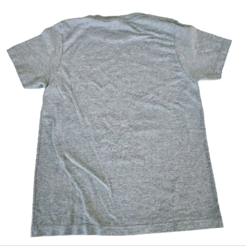 Sony PlayStation Boys Logo Console Grey Graphic Short Sleeve T-Shirt Top M